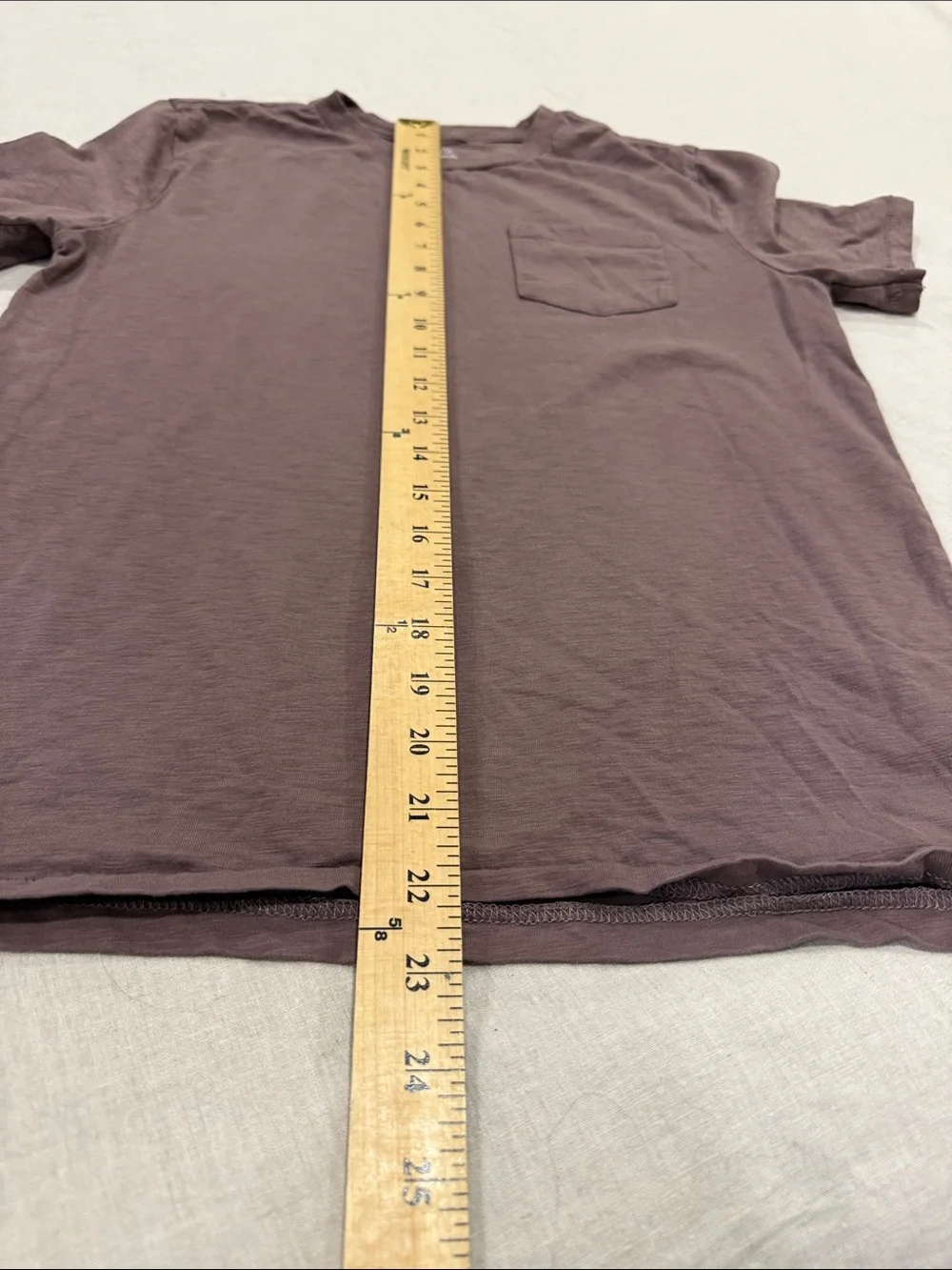 GAP kids Short Sleeve Pocket Tee - Plum Brown size XL